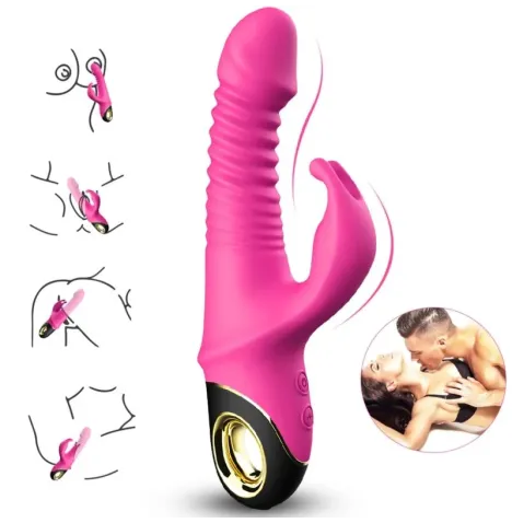 ARMONY - ZING DILDO VIBRATOR RABBIT FUCHSIA