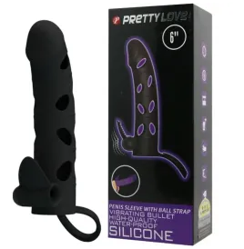 PRETTY LOVE - COPERTURA IN SILICONE CON VIBRAZIONE 15.2 CM