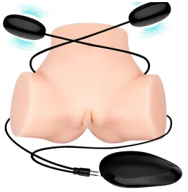 CRAZY BULL - REALISTISCHER VAGINA- UND ANUS-VIBRATOR SAMANTHA