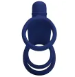 PRETTY LOVE - ELISH VIBRATIONSRING MIT VERLNGERUNG BLAU