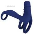 PRETTY LOVE - ELISH VIBRATIONSRING MIT VERLNGERUNG BLAU