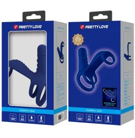 PRETTY LOVE - ELISH VIBRATIONSRING MIT VERLNGERUNG BLAU