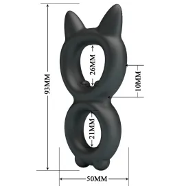CRAZY BULL - TORAN DOPPIO ANELLO IN SILICONE MODELLO 20