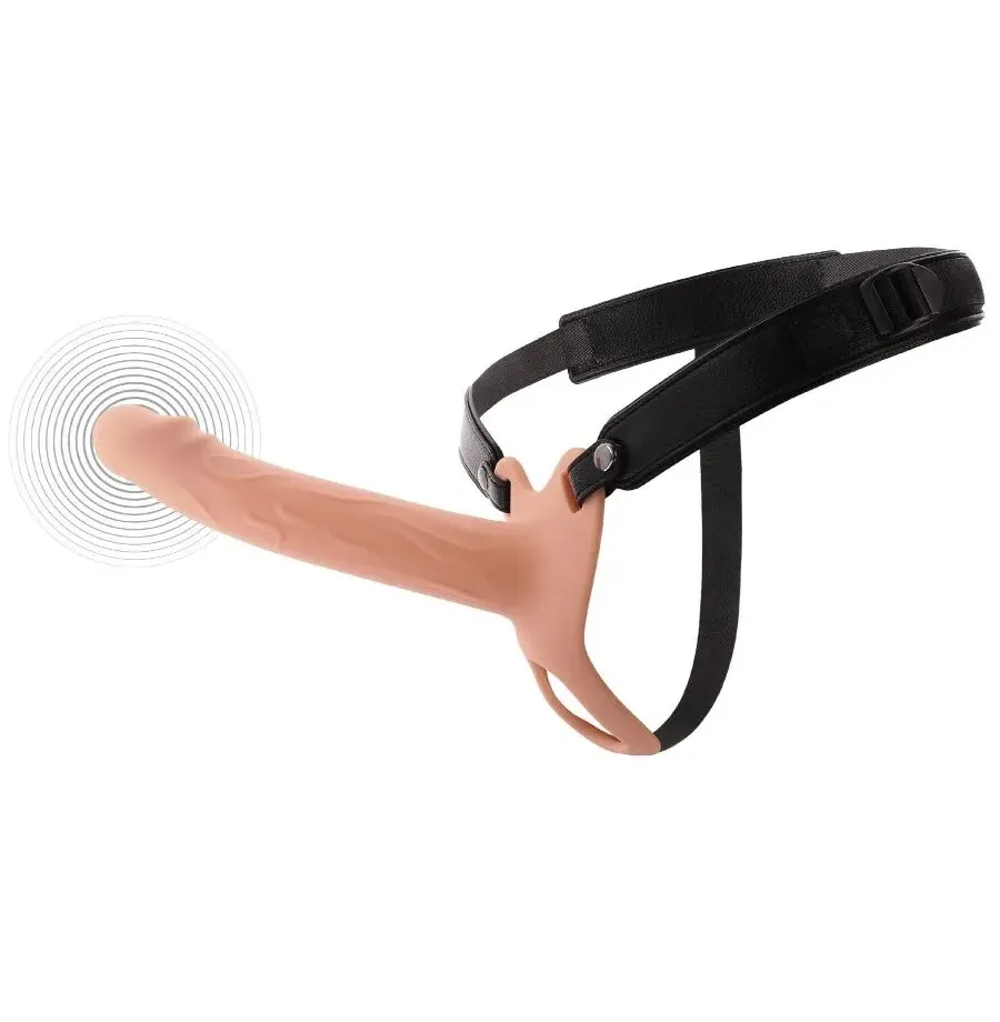 HIDDEN DESIRE - INFERNO MANCHON PÉNIS VIBRANT AVEC STRAP-ON 20 CM HIDDEN DESIRE - INFERNO MANCHON PÉNIS VIBRANT AVEC STRAP-ON 20 CM