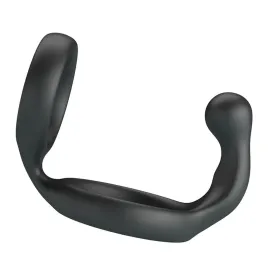 CRAZY BULL - FLORIAN DOUBLE COCK AND BALL RING BLACK