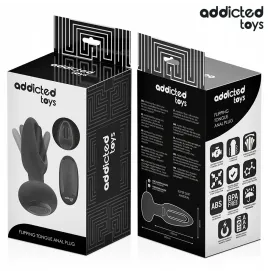 ADDICTED TOYS - PLUG ANALE CON LINGUA VIBRANTE E TELECOMANDO