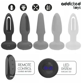 ADDICTED TOYS - ANALPLUG MIT VIBRIERENDER ZUNGE UND FERNBEDIENUNG