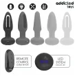 ADDICTED TOYS - ANAL PLUG WITH VIBRATING TONGUE AND REMOTE CONTROL ADDICTED TOYS - ANAL PLUG WITH VIBRATING TONGUE AND REMOTE CONTROL
