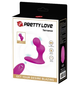 PRETTY LOVE - TERRANCE ANAL VIBRATOR MASSAGER WITH REMOTE CONTROL