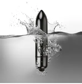 ROCKS-OFF - VIBRATING BULLET RO-80MM MIDNIGHT METAL