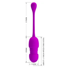 PRETTY LOVE - UOVO VIBRANTE RICARICABILE CALLIE VIOLA