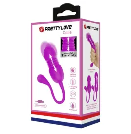 PRETTY LOVE - CALLIE PURPLE RECHARGEABLE VIBRATING EGG