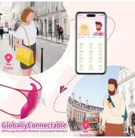 ARMONY - HONEYBEE WEARABLE PANTIES VIBRATOR G-SPOT FUCHSIA - FREE APP