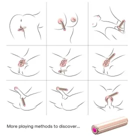 ARMONY - WARHEAD VIBRATOR BULLET FERNBEDIENUNG GOLDEN 2 CM X 8.8 CM