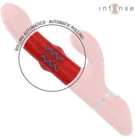 INTENSE - LELE VIBRATEUR MULTIFONCTION ROTATIF and OSCILLANT and STIMULANT ROUGE