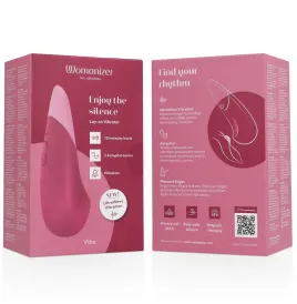 WOMANIZER - VIBE VIBRADOR LAY-ON SILENCIOSO ROSA OSCURO