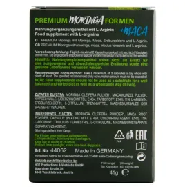 HOT - MORINGA MEN CÁPSULAS HOMBRE 60 UNIDADES