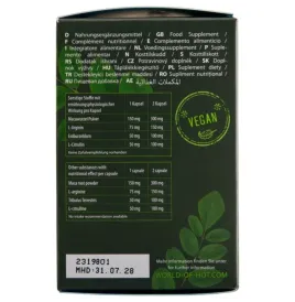 HOT - MORINGA MEN CÁPSULAS HOMBRE 60 UNIDADES