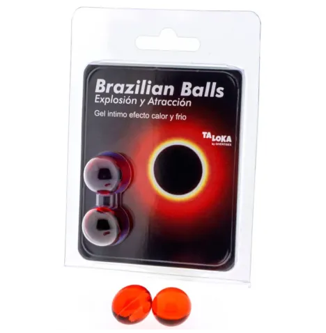TALOKA - 2 BRASILIANISCHE BLLE, HEISSES UND KALTES EFFEKT, AUFREGENDES GEL