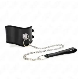 KINK - COLLAR CON CORREA 65 CM ANCHO NEGRO AJUSTABLE 40-55 CM X 10 CM