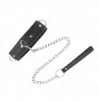 KINK - COLLIER AVEC LAISSE 65 CM 3 ANNEAUX MODÈLE 1 RÉGLABLE 38-49 CM X 5 CM