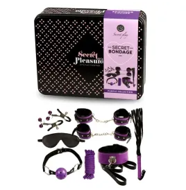 SECRETPLAY - BDSM SET 8PCS VIOLA - NERO.