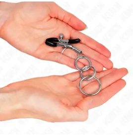 KINK - 3 O-RING NIPPELKLEMMEN 6 CM