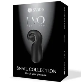 SNAIL VIBE - EVO PER LUI MASTURBATORE MASCHILE SLIDE NROLL NERO