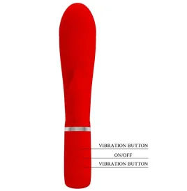 PRETTY LOVE - VIBRATORE MULTIFUNZIONE G-SPOT PRESCOTT ROSSO