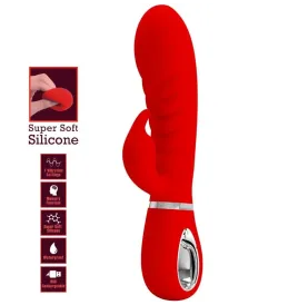 PRETTY LOVE - VIBRATORE MULTIFUNZIONE G-SPOT PRESCOTT ROSSO