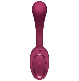 SATISFYER - G PER DEA 2 VIBRATORE CONIGLIO BOTTIGLIA BORDEAUX