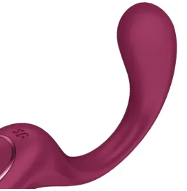 SATISFYER - G FOR GODDESS 2 RABBIT VIBRATOR BOTTLE BORDEAUX