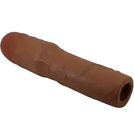 PRETTY LOVE - KYLIAN PENIS SLEEVE WITH 7.6 CM EXTENSION MULATTO
