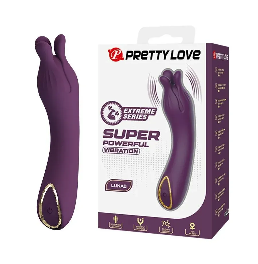 PRETTY LOVE - VIBRATEUR RECHARGEABLE LUNAO 10 FONCTIONS VIOLET PRETTY LOVE - VIBRATEUR RECHARGEABLE LUNAO 10 FONCTIONS VIOLET