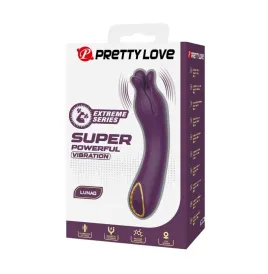 PRETTY LOVE - VIBRATEUR RECHARGEABLE LUNAO 10 FONCTIONS VIOLET