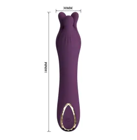 PRETTY LOVE - LUNAO VIBRADOR RECARGABLE 10 FUNCIONES MORADO