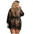 SUBBLIME - QUEEN PLUS LACE PEIGNOIR FLARED SLEEVES