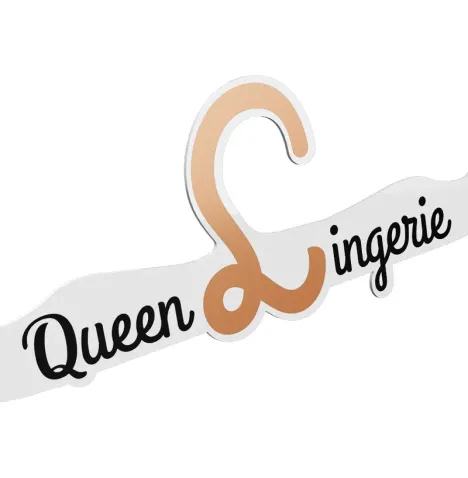 QUEEN LINGERIE - PERCHA PARA LENCERIA 27.5 CM 1 UNIDAD