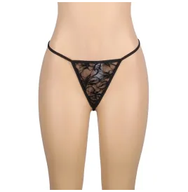 SUBBLIME - 954185 BABYDOLL DE ENCAJE CON TIRANTES AJUSTABLES NEGRO S-M