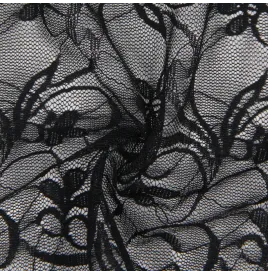 SUBBLIME - 954185 BABYDOLL DE ENCAJE CON TIRANTES AJUSTABLES NEGRO S-M