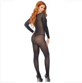 LEG AVENUE - BODYSTOCKING LANGARM SCHWARZ