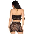 LEG AVENUE - 81676 SPITZEN-TOP MINIROCK-SET SCHWARZ - EINE GRÖSSE LEG AVENUE - 81676 SPITZEN-TOP MINIROCK-SET SCHWARZ - EINE GRÖSSE