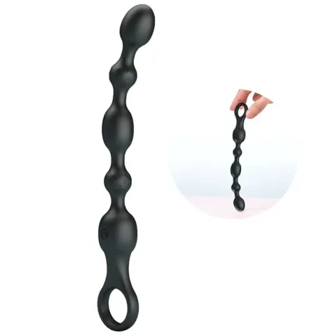 PRETTY LOVE - VAN ANAL BALLS 10 VIBRAZIONI IN SILICONE RICARICABILE