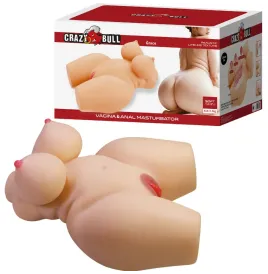 CRAZY BULL - GRACE REALISTISCHER WEIBLICHER TORSO VAGINA UND ANAL 7,5 KG