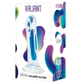ALIVE - VALIANT REALISTISCHER PENIS TRANSPARENT 16 CM