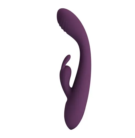 PRETTY LOVE - EMMA VIBRADOR CON ESTIMULADOR RABBIT MORADO