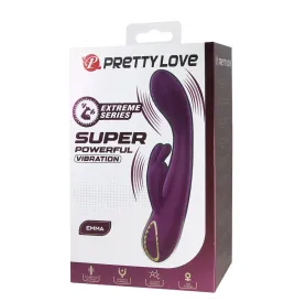 PRETTY LOVE - EMMA VIBRATORE VIOLA CON STIMOLATORE RABBIT