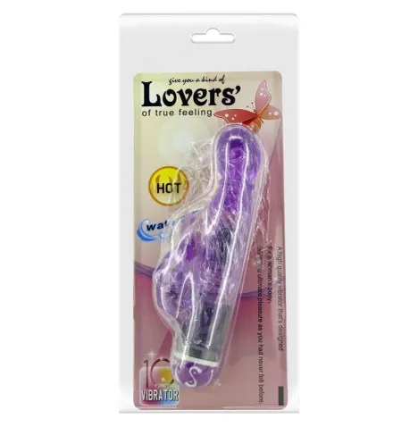 BAILE - VIBRADOR MULTIVELOCIDAD CON ESTIMULADOR LILA