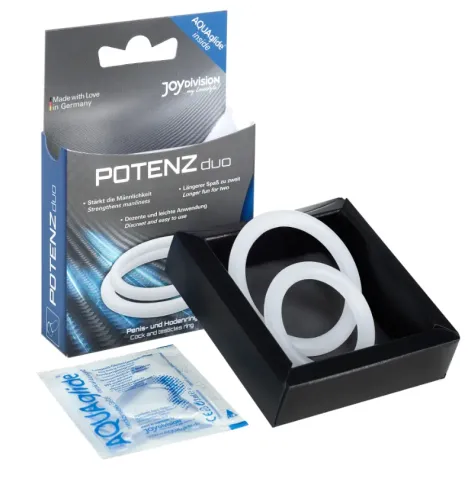 JOYDIVISION POTENZDUO - BAGUES BLANC - M