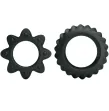 BAILE - KIT 2 ANNEAUX FLEURI EN SILICONE BAILE - KIT 2 ANNEAUX FLEURI EN SILICONE